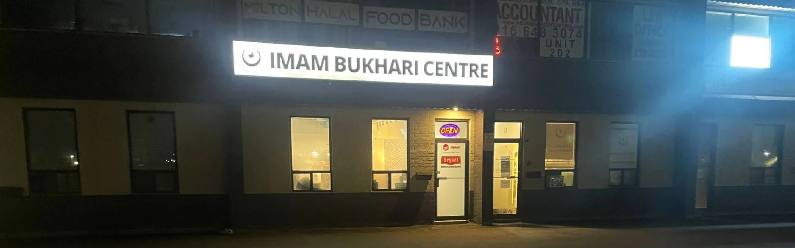 Exterior view of Imam Bukhari Centre  Milton building